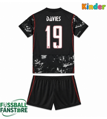 Kanada Alphonso Davies #19 Replik Auswärtstrikot Kinder WM 2026 Kurzarm (+ Kurze Hosen)